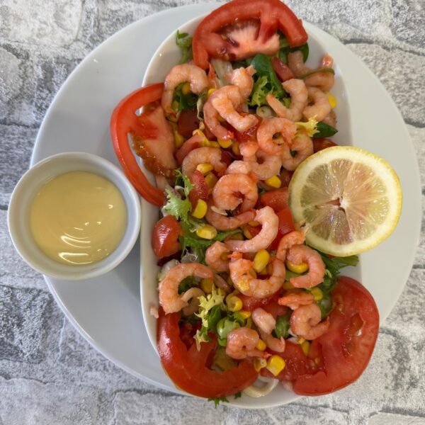 salade aux crevettes